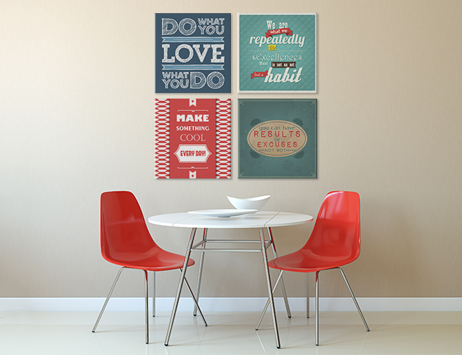 Office Decorating Ideas - Boss Will Love - Tea Room Kitchen Inspirational Quotes