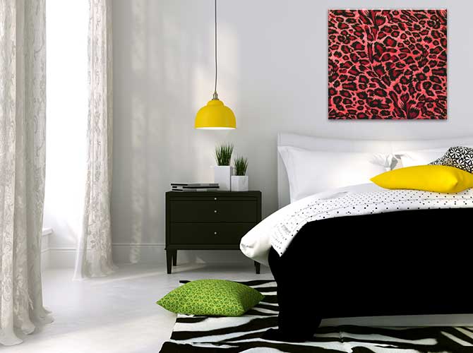 Bedroom Decoration Ideas - Animal Print
