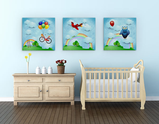 Canvas Painting Ideas - Nursery