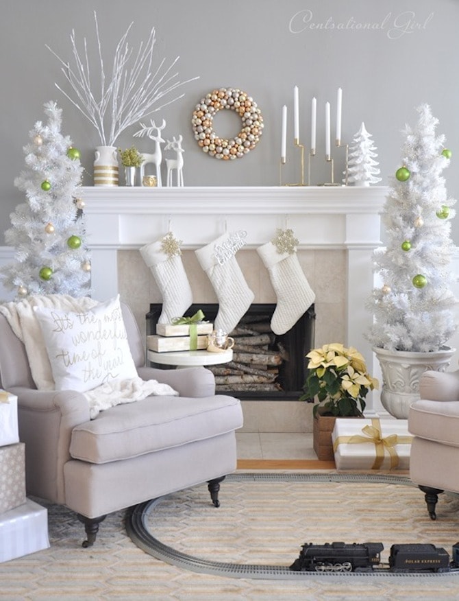 Christmas Decoration Ideas - White Christmas