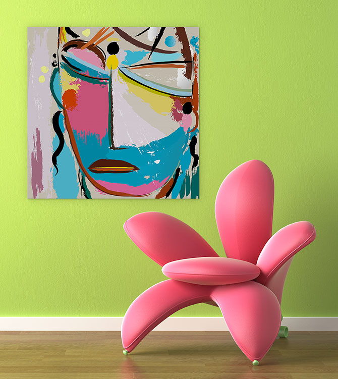 Living Room Ideas - Bold Colours