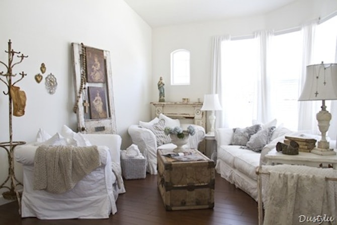 Living Room Ideas - Shabby Chic