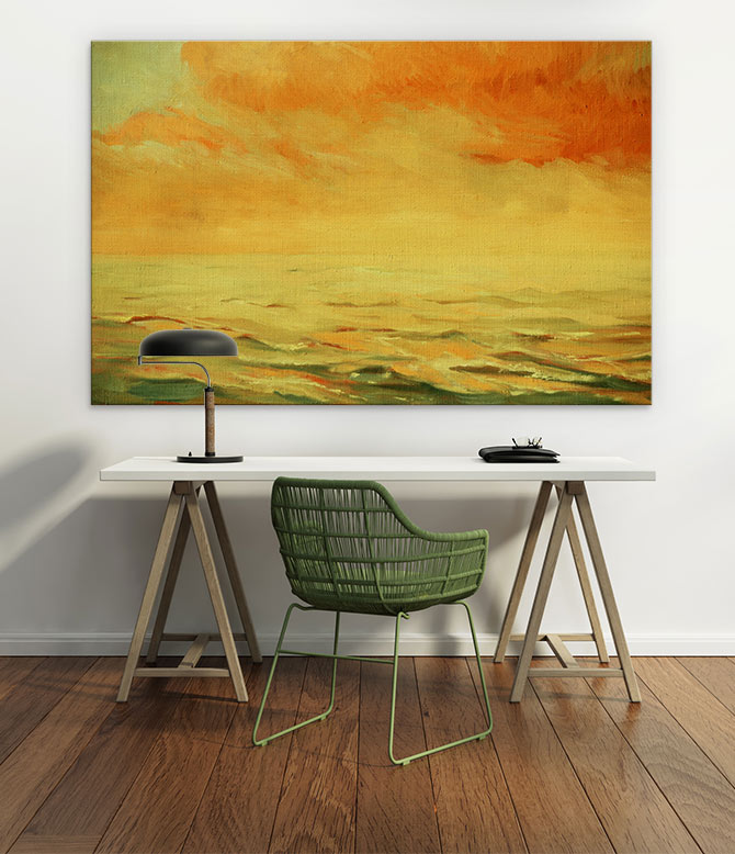Abstract Landscapes that complement your home decor