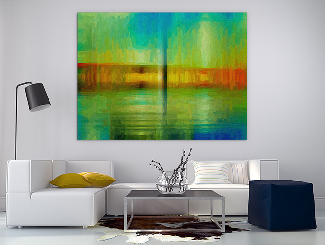 bright Abstract Landscapes