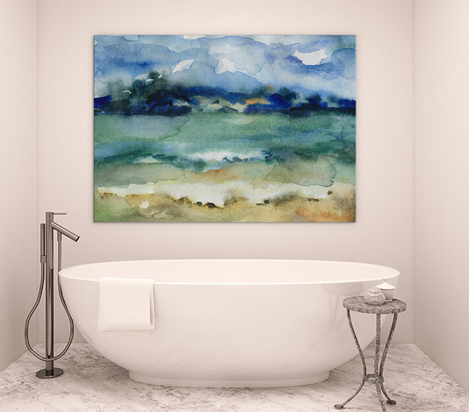 Abstract landscapes art canvas