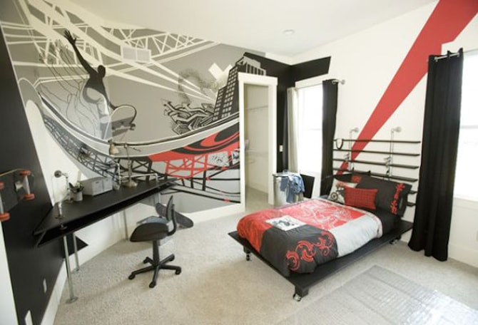 Bedroom Design Ideas - Nouveau Punk