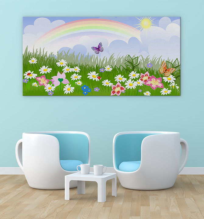 Art Ideas For Kids - Butterfly Meadow