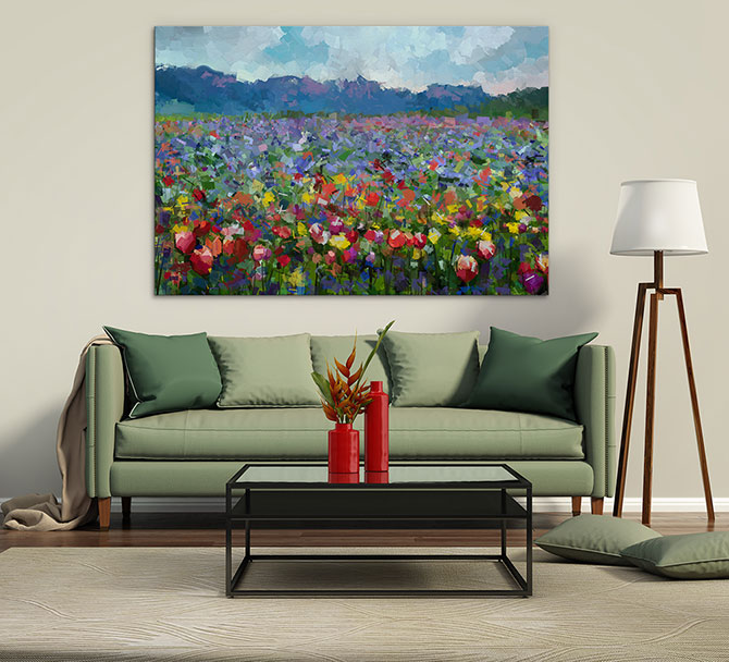 Landscape Painting - Flowers