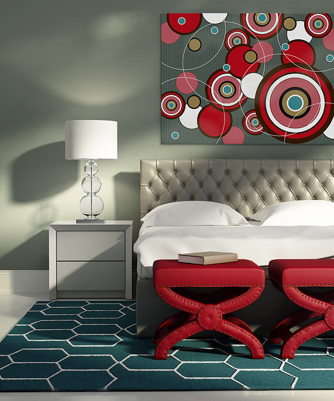 Bedroom Interior Design Red