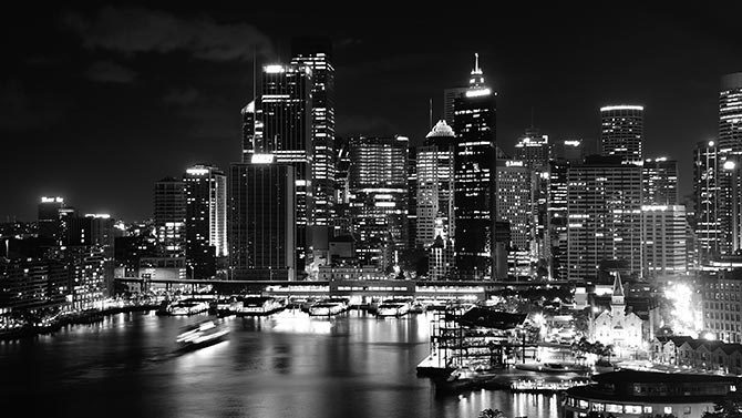 Black And White Photos of Sydney