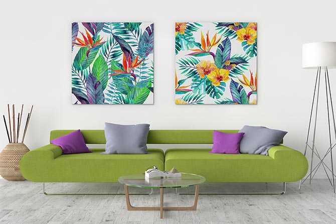 Watercolour Painting Ideas - Tropical