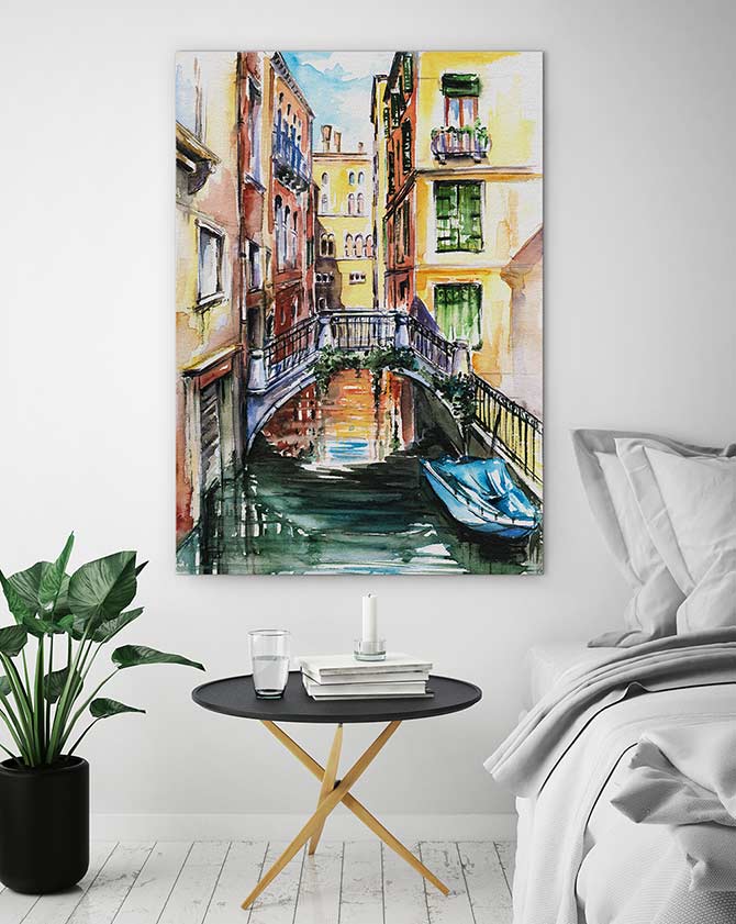 Italian Art - Canal