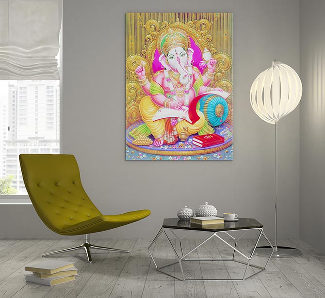 Tanjore Paintings - Ganesh