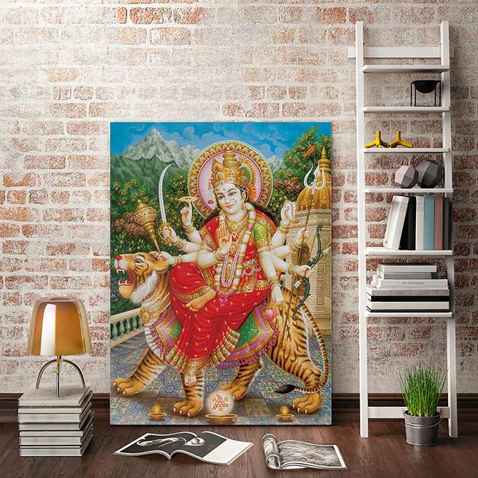 Tanjore Paintings - Maa Durga