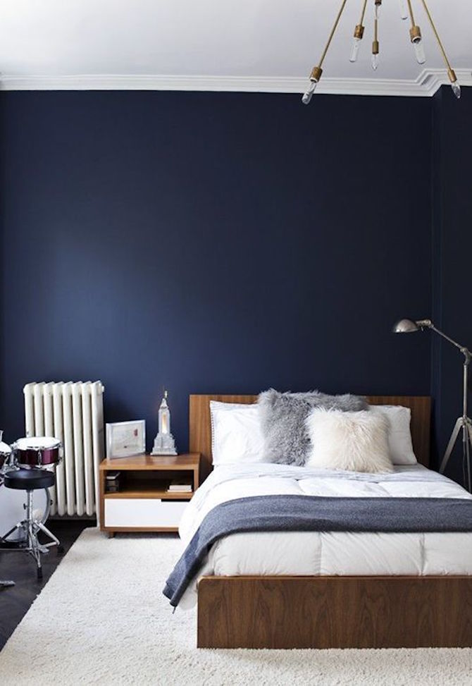 Room Design Ideas - Blue and Timber