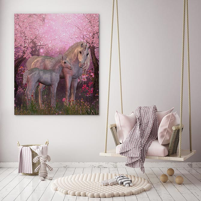 Digital Painting - Unicorns