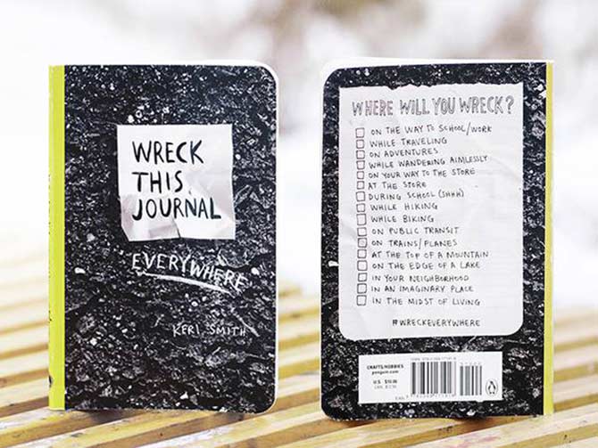 Christmas Gifts - Wreck This journal