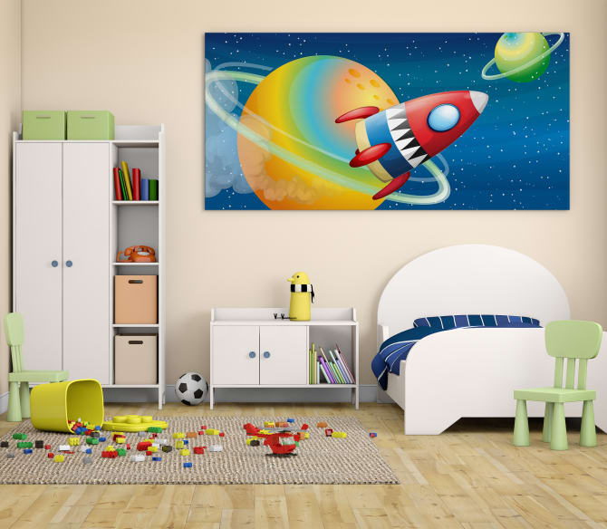 large wall art for kids