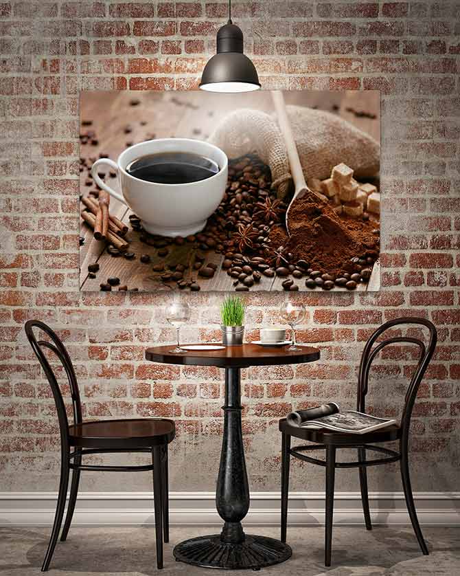 corporate art for cafes