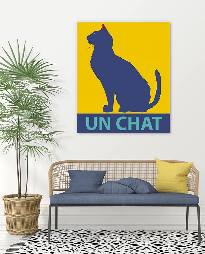 cat art for the home