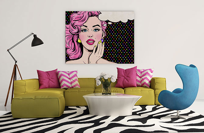 maximalism with pop art